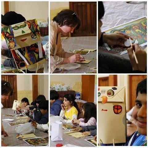 Paper Puppetry Workshop | Reka Deak | Puppet Art Residency |UAE | 2016
